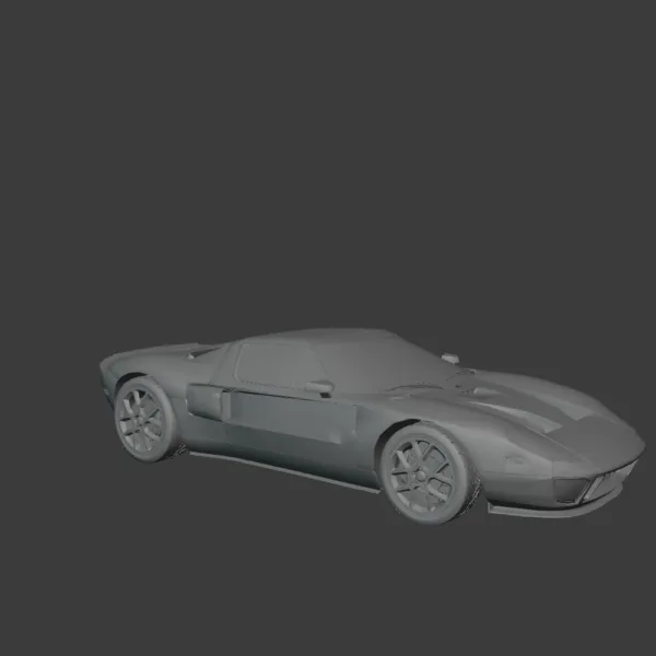 Ford GT 2005 3d model 0005 Ford GT 2005 3D Model