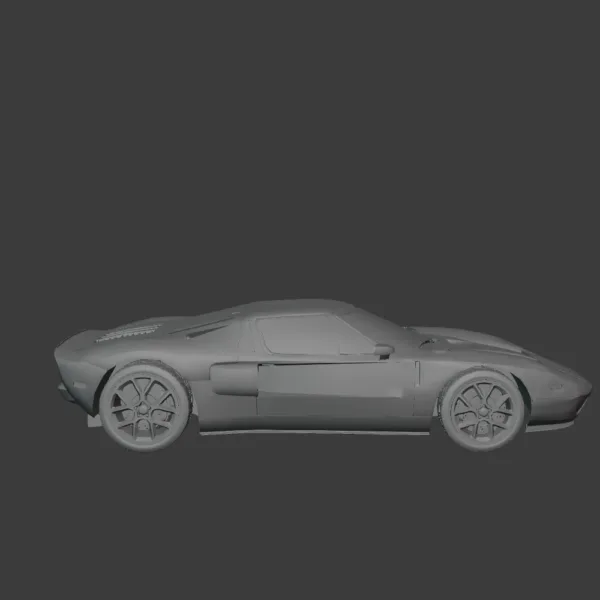 Ford GT 2005 3d model 0006 Ford GT 2005 3D Model