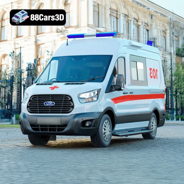 Ford_transit_Ambulance8 Ford Transit Ambulance 3D Model