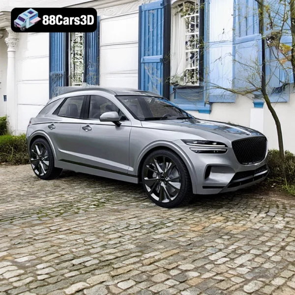 Genesis_GV702 Genesis GV70 – Luxury Compact SUV 3D Model