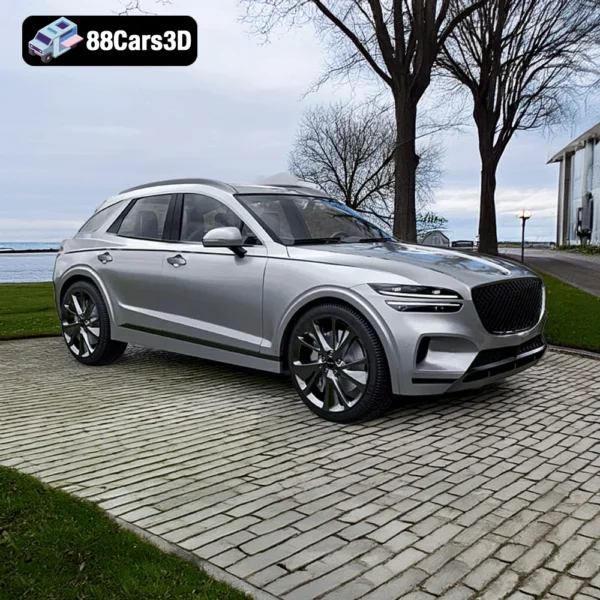 Genesis_GV705 Genesis GV70 – Luxury Compact SUV 3D Model