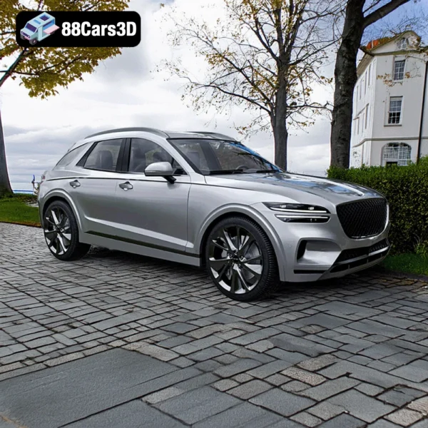 Genesis_GV708 Genesis GV70 – Luxury Compact SUV 3D Model