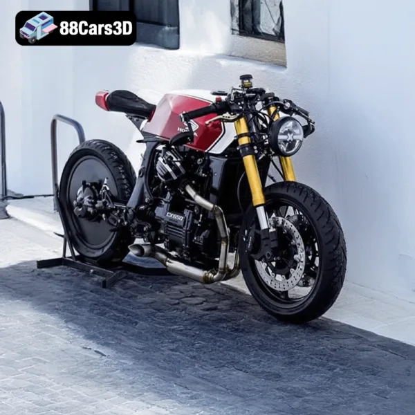 Honda CX650 3D Model 3 Honda CX650 3D Model