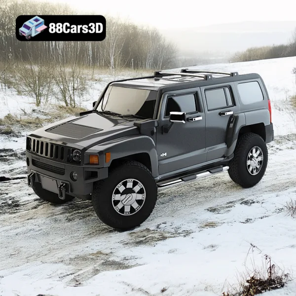 Hummer H3 3D Model 7 Hummer H3 3D Model