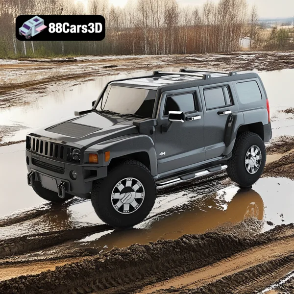Hummer H3 3D Model