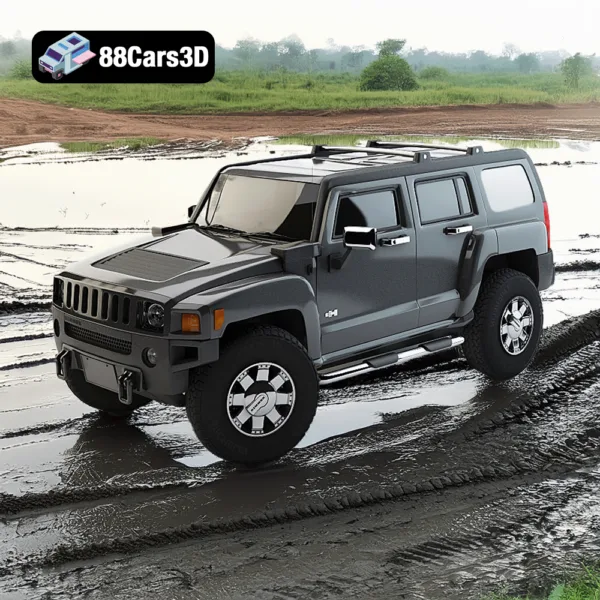 Hummer H3 3D Model2 Hummer H3 3D Model