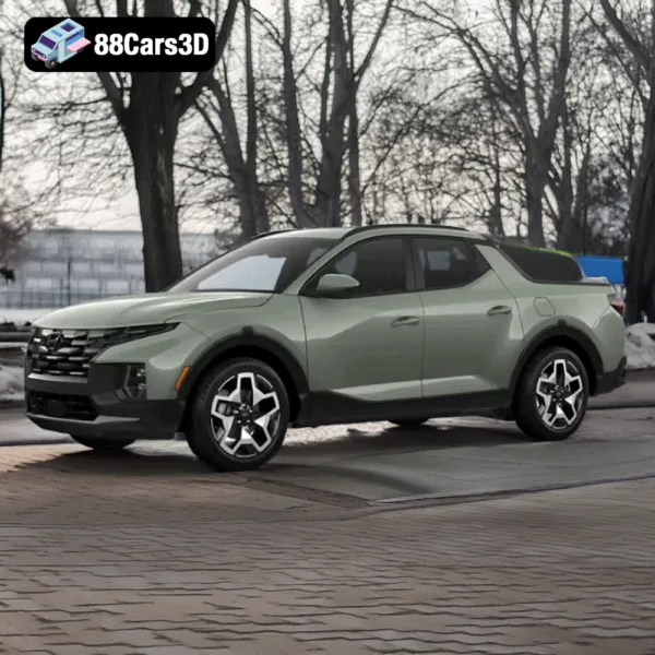 Hyundai Santa Cruz 2022 3D Model
