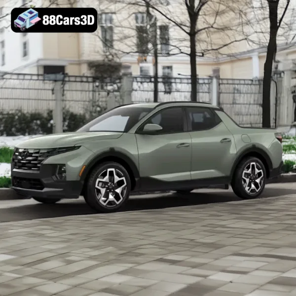 Hyundai Santa Cruz 2022 3D Model
