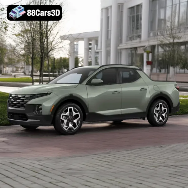 Hyundai Santa Cruz 2022 3D Model