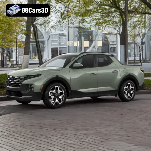 Hyundai Santa Cruz 2022 3D Model