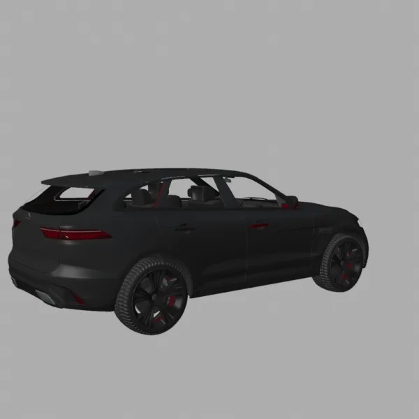Jaguar F-Pace 3D Model