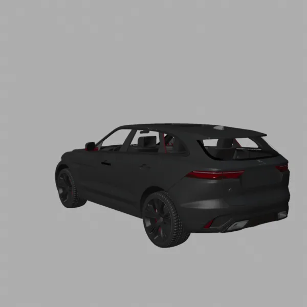 Jaguar F-Pace 3D Model