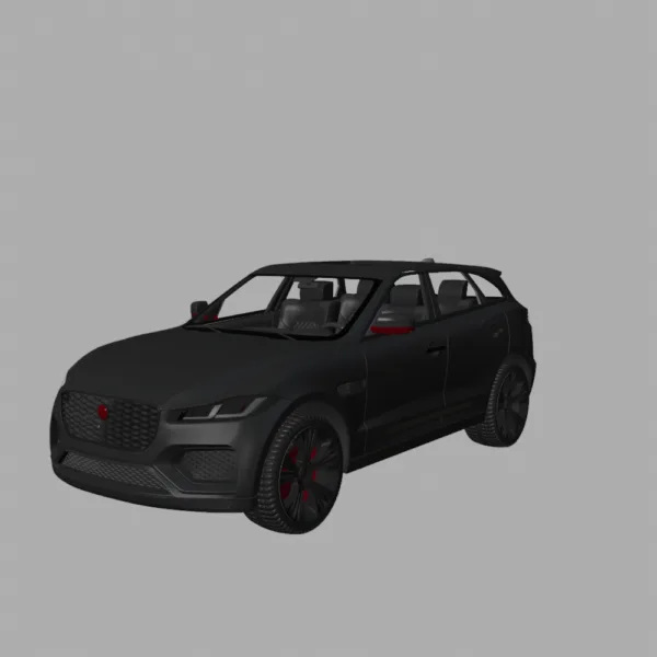 Jaguar F-Pace 3D Model