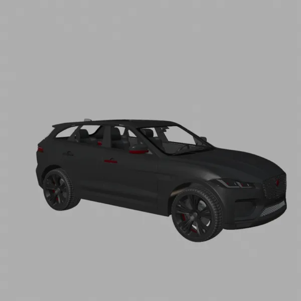 Jaguar F-Pace 3D Model