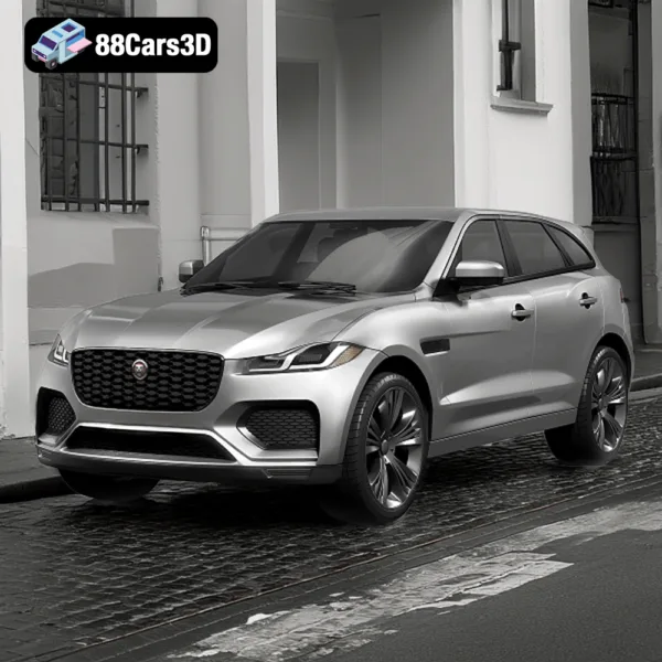 Jaguar F-Pace 3D Model