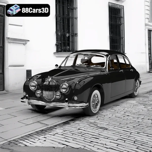 Jaguar MK2 1962 3D Model1