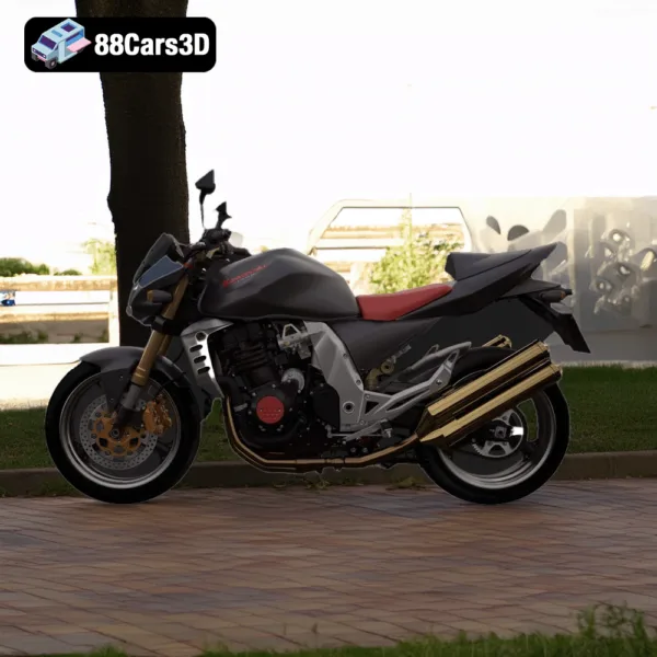 Kawasaki Z1000 3D Model1 Kawasaki Z1000 3D Model