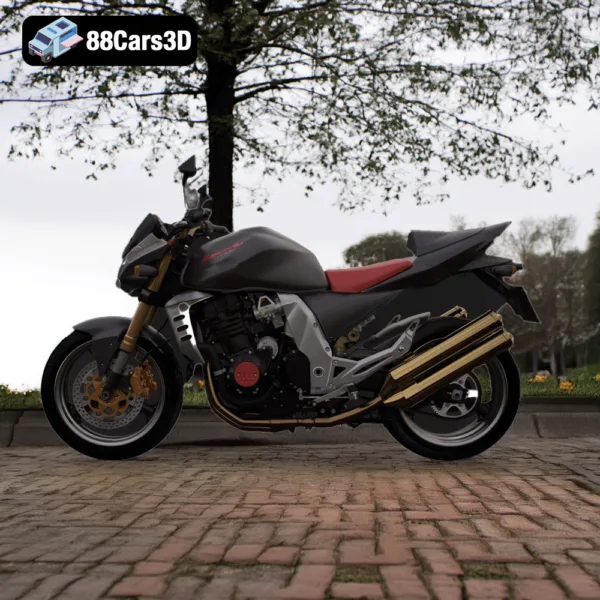 Kawasaki Z1000 3D Model2 Kawasaki Z1000 3D Model