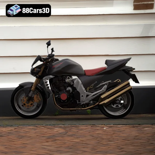 Kawasaki Z1000 3D Model6 Kawasaki Z1000 3D Model