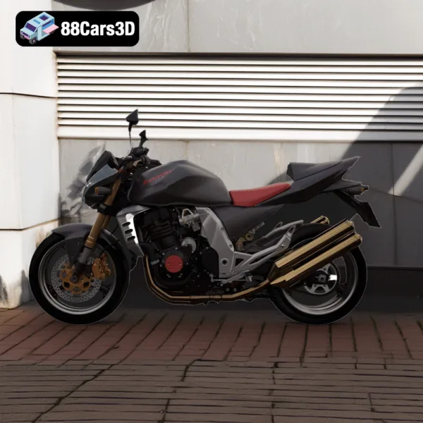Kawasaki Z1000 3D Model8 Kawasaki Z1000 3D Model