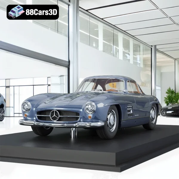 Mercedes-Benz 300 SL 3D Model5 Mercedes-Benz 300 SL 3D Model