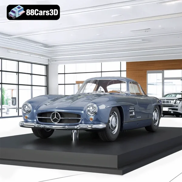 Mercedes-Benz 300 SL 3D Model6 Mercedes-Benz 300 SL 3D Model