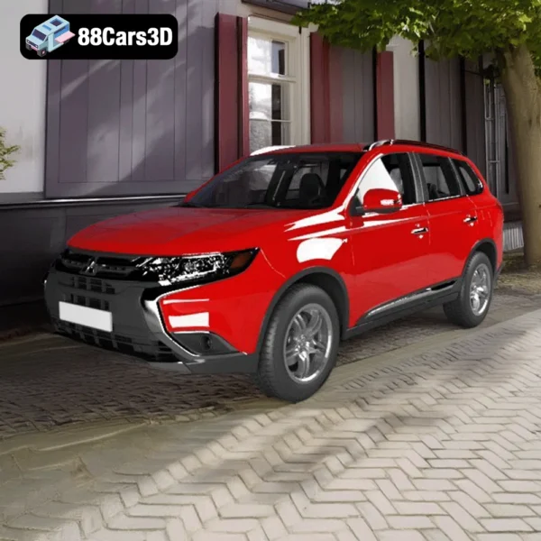 Mitsubishi Outlander GT V6 – SUV 3D Model