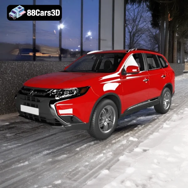 Mitsubishi Outlander GT V6 – SUV 3D Model
