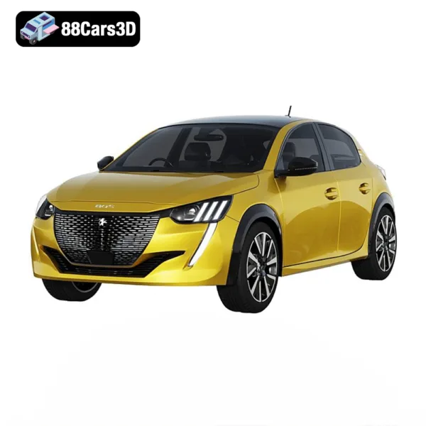 Peugeot 208 Peugeot 208 3D Model