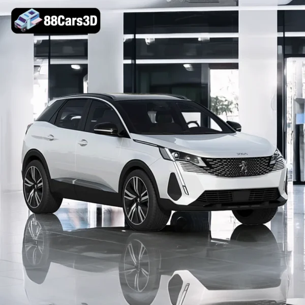 Peugeot 3008 2021 – Compact SUV 3D Model
