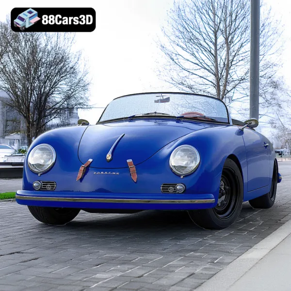 Porsche 356 A Speedster 3D Model