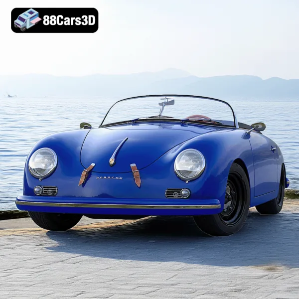 Porsche 356 A Speedster 3D Model