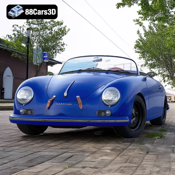 Porsche 356 A Speedster 3D Model