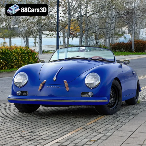 Porsche 356 A Speedster 3D Model