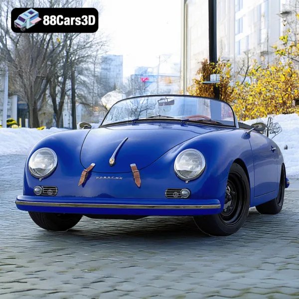 Porsche 356 A Speedster 3D Model
