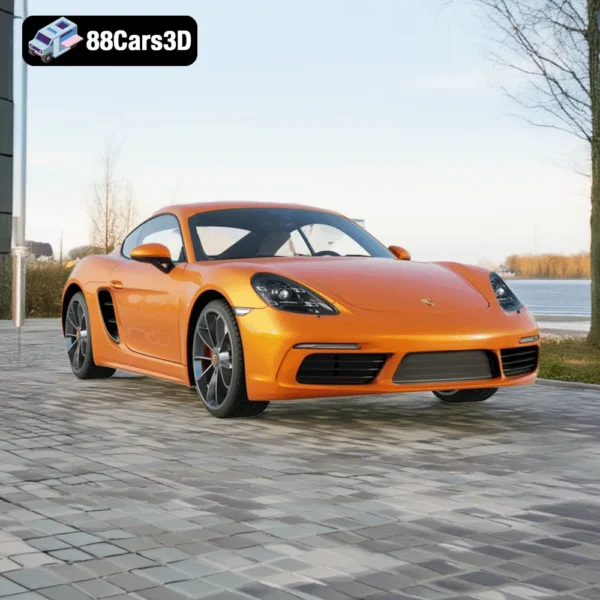 Porsche 718 Cayman S 3D Model