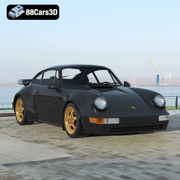 Porsche 911 964 Turbo 1993 3D Model