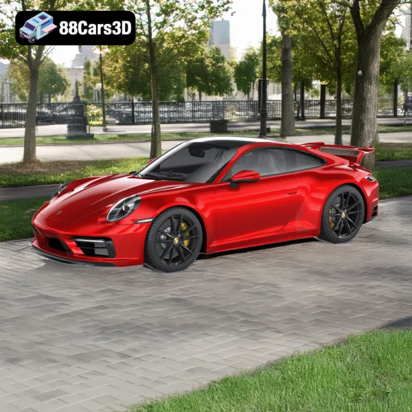 Porsche 911 Carrera 2020 3D Model