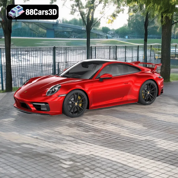 Porsche 911 Carrera 2020 3D Model