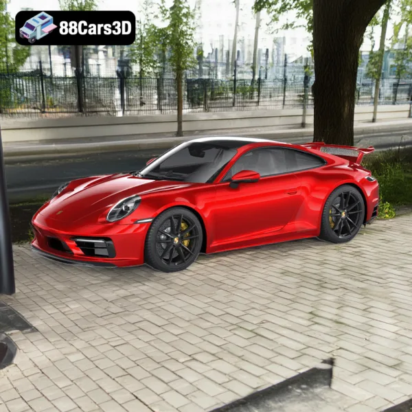 Porsche 911 Carrera 2020 3D Model