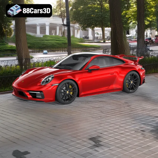 Porsche 911 Carrera 2020 3D Model