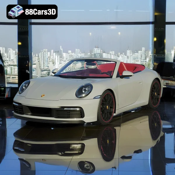 Porsche 911 Carrera S Cabriolet 3D Model 7