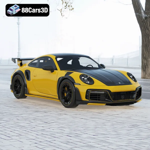 Porsche 911 TECHART GTstreet R 3D Model