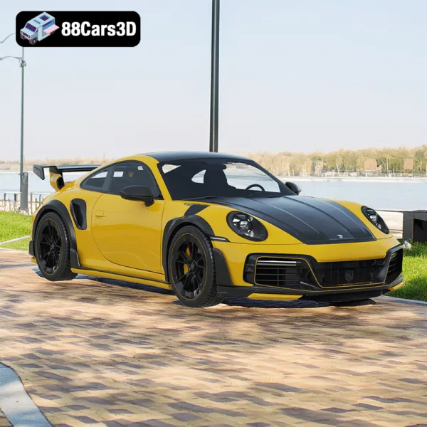 Porsche 911 TECHART GTstreet R 3D Model