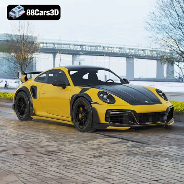 Porsche 911 TECHART GTstreet R 3D Model