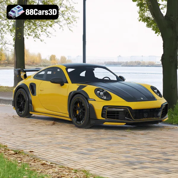 Porsche 911 TECHART GTstreet R 3D Model