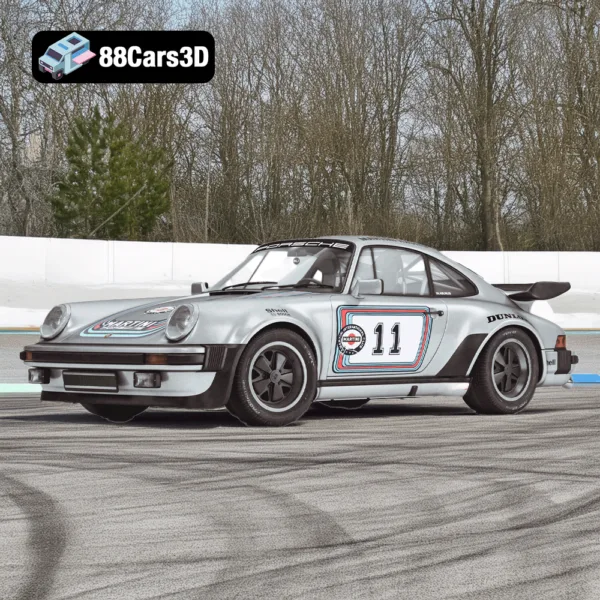Porsche 911 Turbo 3D Model 1 Porsche 911 Turbo 3D Model