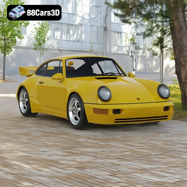 Porsche 964 Carrera2 Porsche 964 Carrera 3D Model