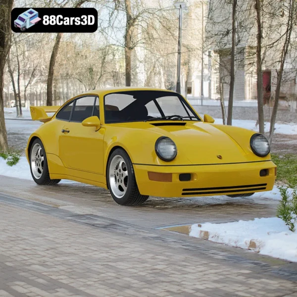 Porsche 964 Carrera3 Porsche 964 Carrera 3D Model