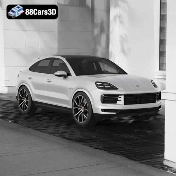 Porsche Cayenne E-Hybrid Coupe6 Porsche Cayenne E-Hybrid Coupe 3D Model